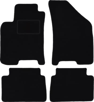Zwarte veloursmatten voor: Chevrolet Lacetti hatchback, sedan (2003-2012)