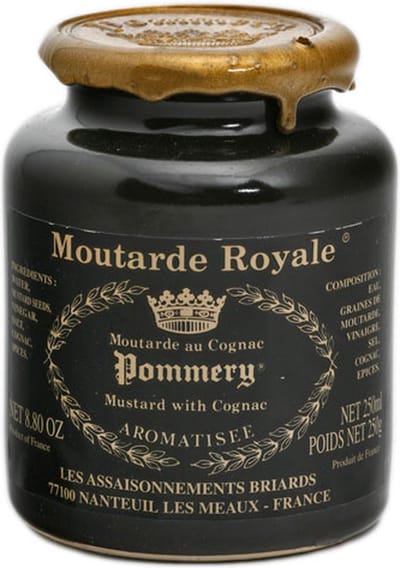 LES ASSAISONNEMENTS BRIARDS | Moutarde Royale au Cognac - Pommery (Mosterd met Cognac) | 250g