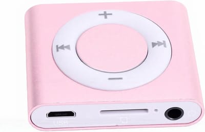 Muziekspeler - Draagbare speler - Muziek luisteren - Ingebouwde luidspreker - 64GB uitbreidbaar - Rosé goud