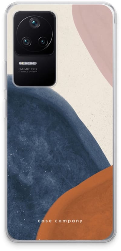 Case Company® - Hoesje geschikt voor Xiaomi Poco F4 hoesje - Geo #1 - Soft Cover Telefoonhoesje - Bescherming aan alle Kanten en Schermrand