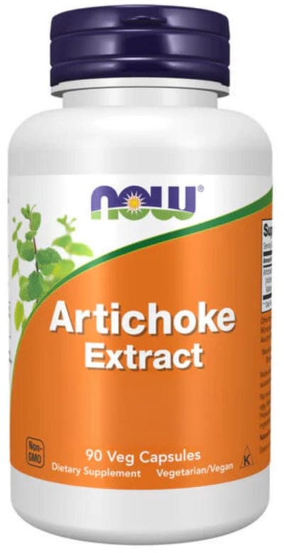 Artisjok Extract - 450mg - 90 vcaps - Gestandaardiseerd op 5% Cynarine - Veganistisch - Now Foods