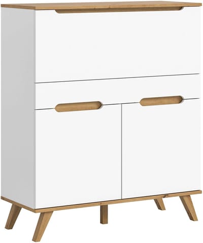 Stockholm secretaris wit NB Nox Oak NB - 40x100x118cm