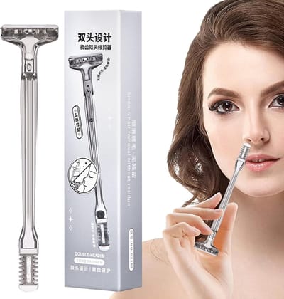 Neustrimmer Tweekoppig - Neus en oor trimmer - Persoonlijke verzorging - Anti-knijp technologie - 18 gram - Niet gespecificeerd