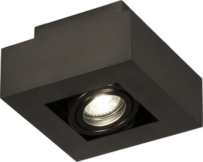 Lumidora Plafondlamp 74910 - Plafonniere - XIRAX - GU10 - Brons - Bruin - Aluminium - ⌀ 14 cm