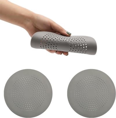 Siliconen Afvoer Screens voor Douche en Keuken, 2 Stuks met Zuignappen, Haarfilter en Afvoerbescherming voor Bad en Wastafel