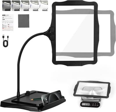 Vergrootglas met Licht en Standaard - 8x Vergroting en Verstelbare Helderheid
