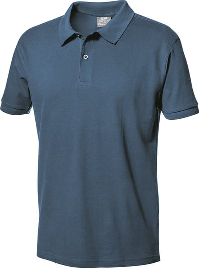 SIR SAFETY PIQUET Korte mouw Werkpolo HEREN Donkerblauw - 100% Katoen - 180 g/m² - Dubbel Gestikt