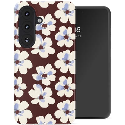 Selencia Hoesje - Geschikt voor Samsung Galaxy S26 - Backcover - Choco Flower Pop