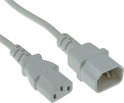 ACT Netsnoer C13 - C14 wit 5 m AK5428