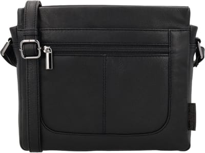 Beagles Benidorm Schoudertas - Crossbody - Dames - Tas - Praktisch - Klassiek - Leren Dames Tas - Zwart