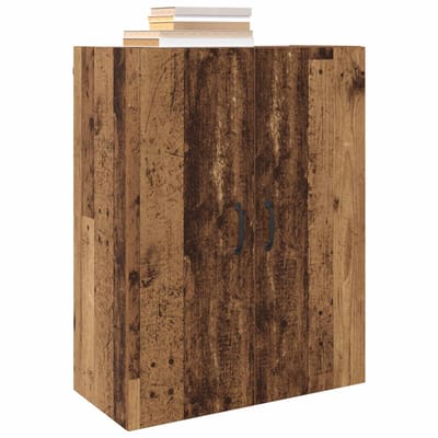 vidaXL - Wandkast - Oudhout - 69,5 - x - 34 - x - 90 - cm - Bewerkt - hout