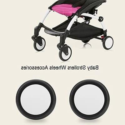 Vervangende Rubber Wielen voor Kinderwagens, Accessoires voor Buggy's, Inclusief Gereedschap voor Achterwielen