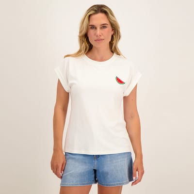 Je m'appelle Dames T-shirt - Wit - Maat XL
