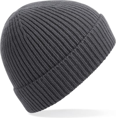 Beechfield Wintermuts - donkergrijs - volwassen - polyacryl - Beanie wintermuts