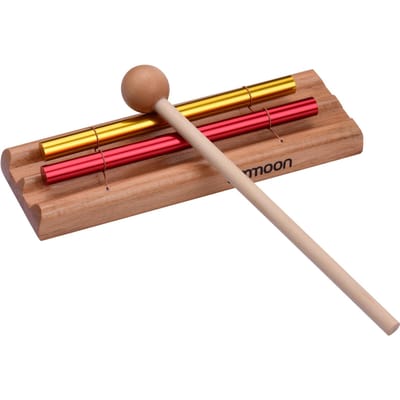 Ammoon 7-Tonen Tafelbel Meditatiebel Kleurrijk Windspel Kinderen Educatief Muziekspeelgoed 2-Tone