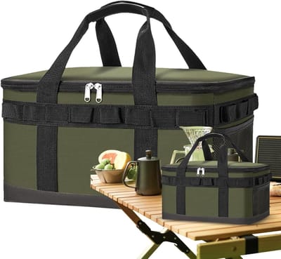 Koeltas - Lunchbox Boodschappentas - Outdoor Activiteiten - Waterdichte Thermische Controle - 23 Liter - Lichtgroen