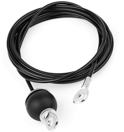 JHUBERS- Fitness Kabel 3.5 Meter - Triceps Touw - Pulley Systeem - Roestvrij Staal - Eenvoudig te Installeren - Hoge Treksterkte