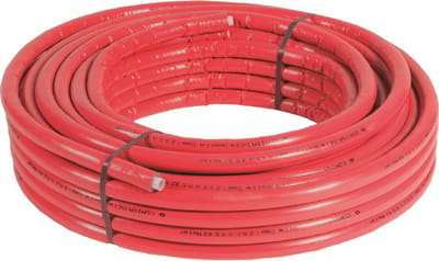 Bonfix - Meerlagenbuis met isolatie - 6mm - PU 16x2mm - 50m - Rood