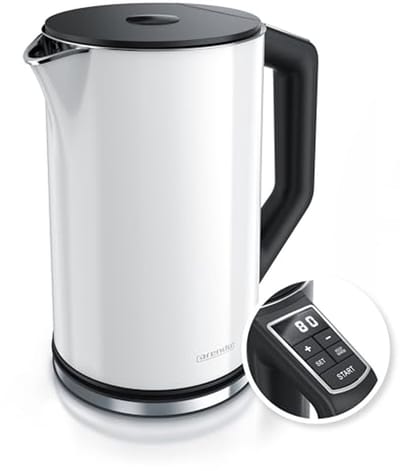 Waterkoker met Temperatuurinstelling - 1,5 L 2200 W - BPA Vrij - Wit