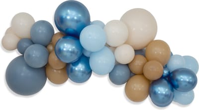 Ballonnenslinger organisch - Charming baby blauw - DIY Balloon Kit.