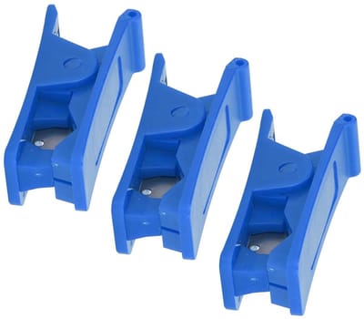 3-delige buizensnijder voor PTFE, PVC en PU buizen van 1/8 tot 3/4 inch, roestvrij staal, ideaal voor precisiewerk en hobbyprojecten