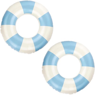 Zwembanden set - Opblaasbanden - Zomer plezier - Voor kinderen jongeren - XL - Blauw
