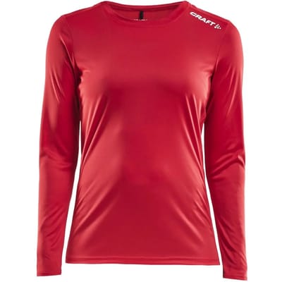 Craft Rush Running Longsleeve Dames - Rood | Maat: XXL