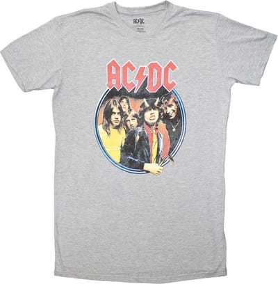 AC/DC - Highway To Hell Circle Korte jurk - XXS - Grijs