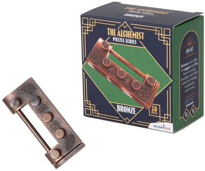 Recent Toys breinbreker The Alchemist Bronze puzzelspel.
