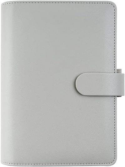 Persoonlijke Organizer A6 - Luxe Saffiano Look Agenda & Weekplanner - Graniet Grijs