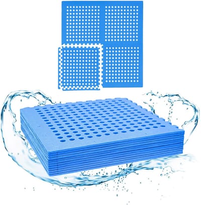Dailygoods- Poolonderlegmat 9 Stuks - 2,25 m² - 50x50x1 cm - Bodembeschermingsmat - Zwembad Matras - Ondergrond - Bodemfolie - Schokbestendig - Zwembadmat