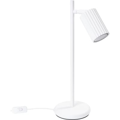 Sollux Lighting Bureaulamp Karbon - GU10 - wit - aluminium - 43x14.5x19.5cm