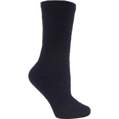 Heat Holders - Dames Warme 2.7 Tog Wollen Sokken - Zwart