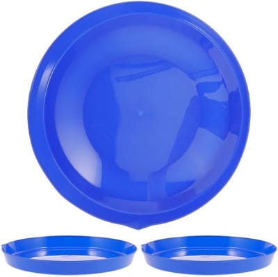 Zeepbellen set - Bellenblaas ringen - Buiten spelen - Met opbergbakje - 3 stuks - Blauw
