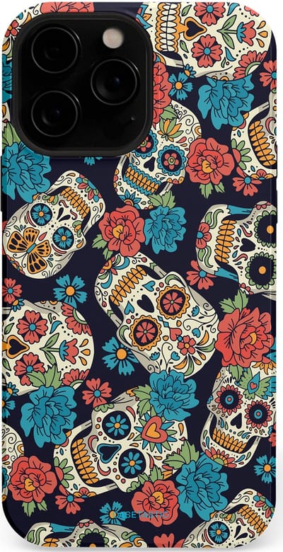 Casetastic Hoesje Geschikt voor Apple iPhone 13 Pro Max Magsafe - Stijlvolle Beschermende Duo-layer Case - Catacombe carnaval