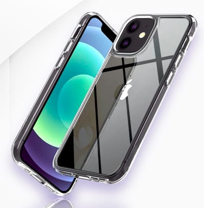 AziLine Shockproof Hoesje Geschikt voor Apple iPhone 12 Mini - Ultieme Bescherming iPhone 12 mini Case - Luxe Transparante Backcover