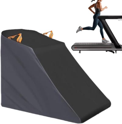 Loopband Afdekking - Loopmachinehoes Trainingsapparatuur Beschermhoes - Apparatuur Beschermen - Reflecterende Handgreep - 168 x 75 x 135 cm - Grijs