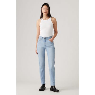 Levi's 724™ Straight Tailored Jeans Maat: W27L30 | Slim Jeans Outlet | Dames | Blauw