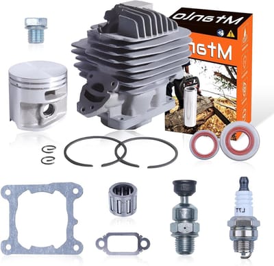 Cilinder Zuiger Pakking - Motor Onderdelen - Kettingzaag Onderhoud - Complete Top End Kit - 44.7mm - Metaal