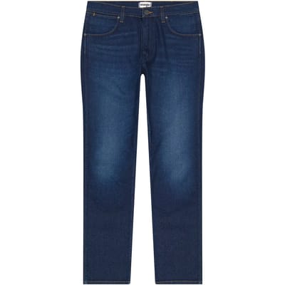 Wrangler Heren Jeans Broeken GREENSBORO regular/straight Fit Blauw 30W / 34L Volwassenen