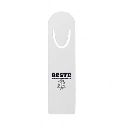 Hacebo® - Beste accountmanager metalen boekenlegger - Beste accountmanager - collega - welkom - afscheid Bladwijzer boekenleggers - 12.7 cm x 3.2cm