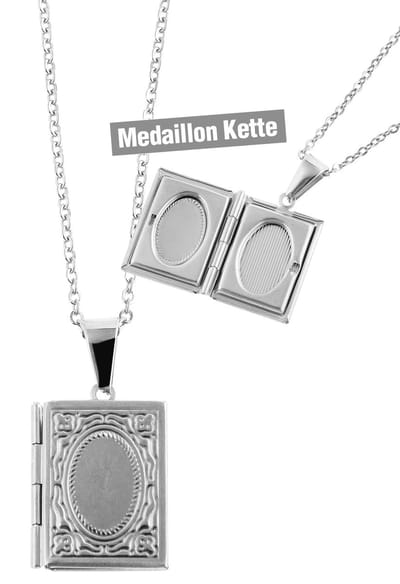 AKZENT Akzent damesketting met hanger Brunhild, zilverkleurig, duurzaam