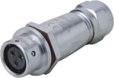Weipu SF1211/S3 I Ronde connector Koppeling, recht Totaal aantal polen: 3 Serie (ronde connectors): SF12 1 stuk(s)