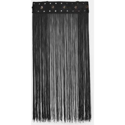 Stradivarius Riem met franjes  Zwart S