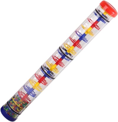 Regen Geluidsinstrument - Muziek Speelgoed - Kindermuziek Ontwikkeling - Houten Buis Design - 40 cm - Veelkleurig