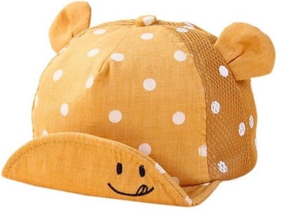 Scoby - Baby Pet met Schattige Oortjes - Verstelbare Pasvorm - Stijlvolle Look - One Size - Geel