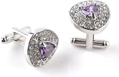 Manchetknopen Heren Zilver Kleurig - Zeer Elegant - Rond - Cufflinks - Papa Cadeau Voor Mannen - Vaderdag