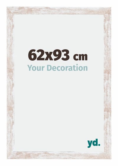 Your Decoration - Fotolijst 62x93 cm - MDF - White Wash - Catania