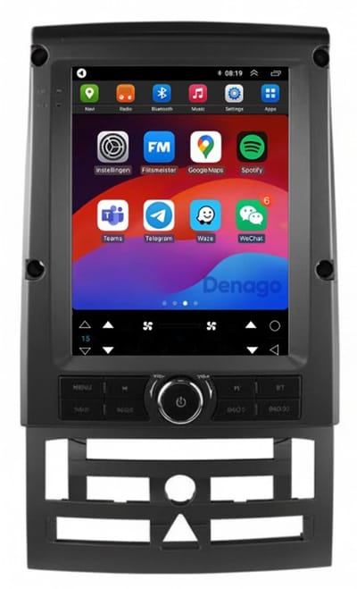 CarPlay autoradio geschikt voor Peugeot 407 | 2004 t/m 2011 | Tesla Style | Android 13 | Draadloos Apple CarPlay & Android Auto | 2GB + 32GB | Denago DNG-A425 | 9.7 inch | 2004 2005 2006 2007 2008 2009 2010 2011 | Bluetooth & Wifi