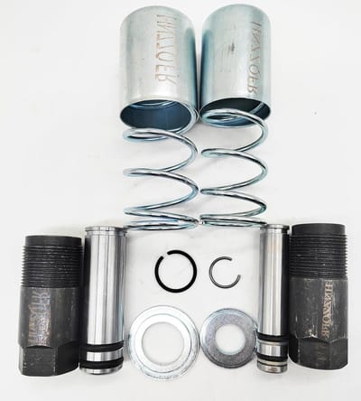 Jack Plunjer Kit - Dubbele Pomp - Auto Reparatie - Horizontale Pomp - 3 Ton Laadvermogen - Chroom